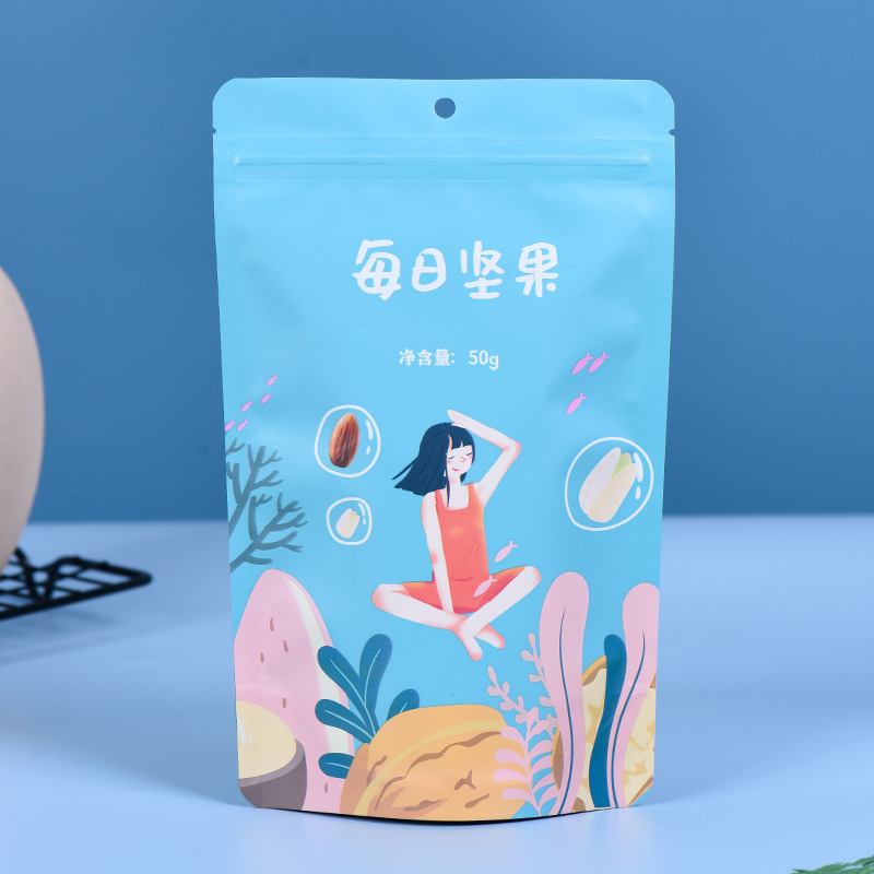 厂家直供休闲食品包装袋定每日坚果铝箔袋果脯自立袋 冻干食品袋