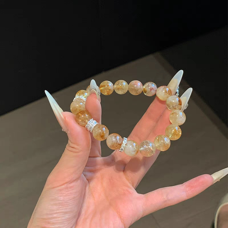 オールマジックオープンユン〜女性向けの高エネルギー天然クリスタルブレスレットアクセサリー、桃と富のビーズブレスレット、親友へのギフト|undefined