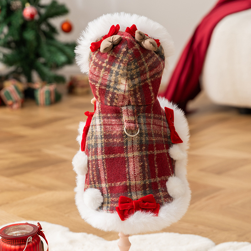 Capa de alce navideño