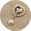 Metal crystal from pearl, decorations, bag, pendant, 14mm