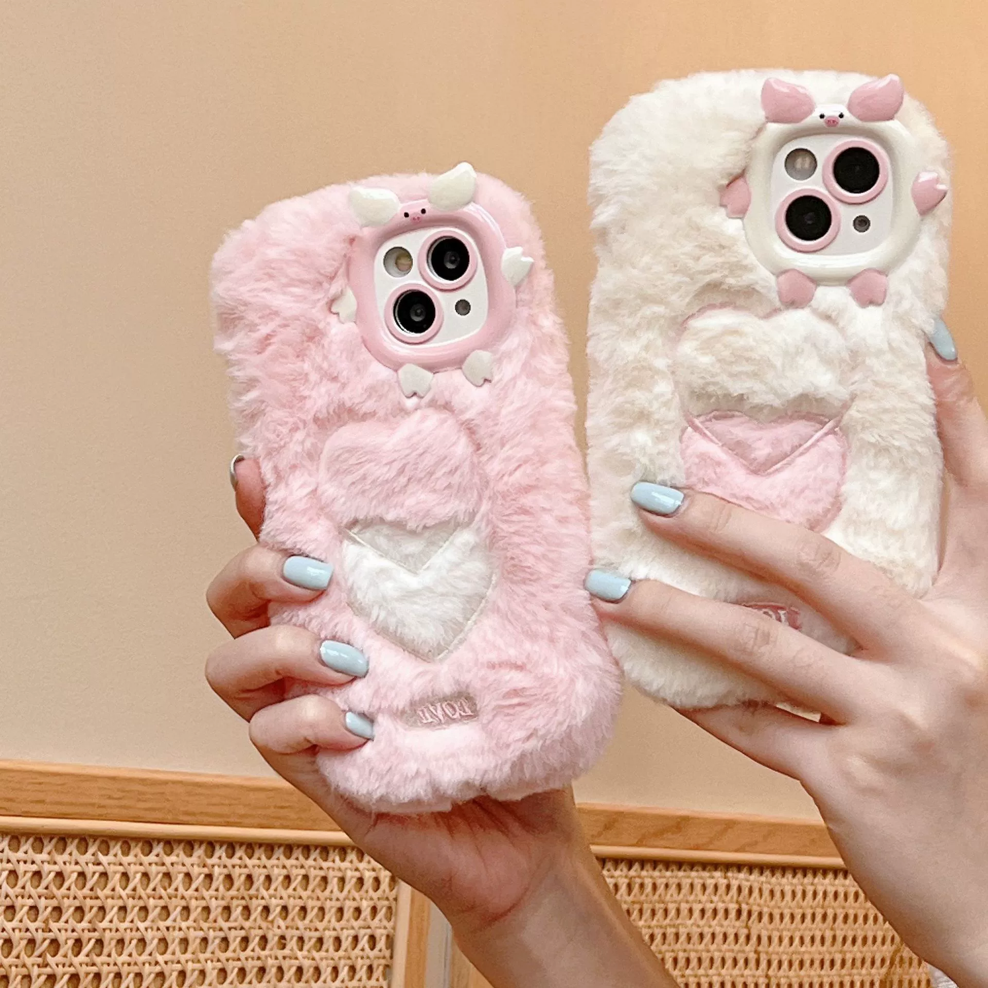 Милый чехол для телефона, совместимый с iPhone 16 Pro с бантом, мультяшный защитный чехол, защита от падений