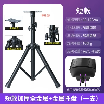 Metal Floor Stand Tray – Electric car big tripod - short-thickened-all-metal-with-metal-tray