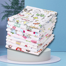 厂家热卖针织三层全棉隔尿垫防水 可洗夏季防漏尿布垫 大号尿垫批