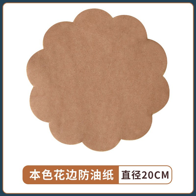 Papel Antigrasa para Bandeja de Horno de Calidad Alimentaria Absorbente de Aceite con Borde de Encaje para Panadería