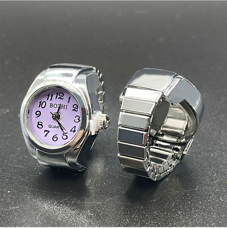 Unisex Gender Casual Style Casual Solid Color Quartz Watch Rings