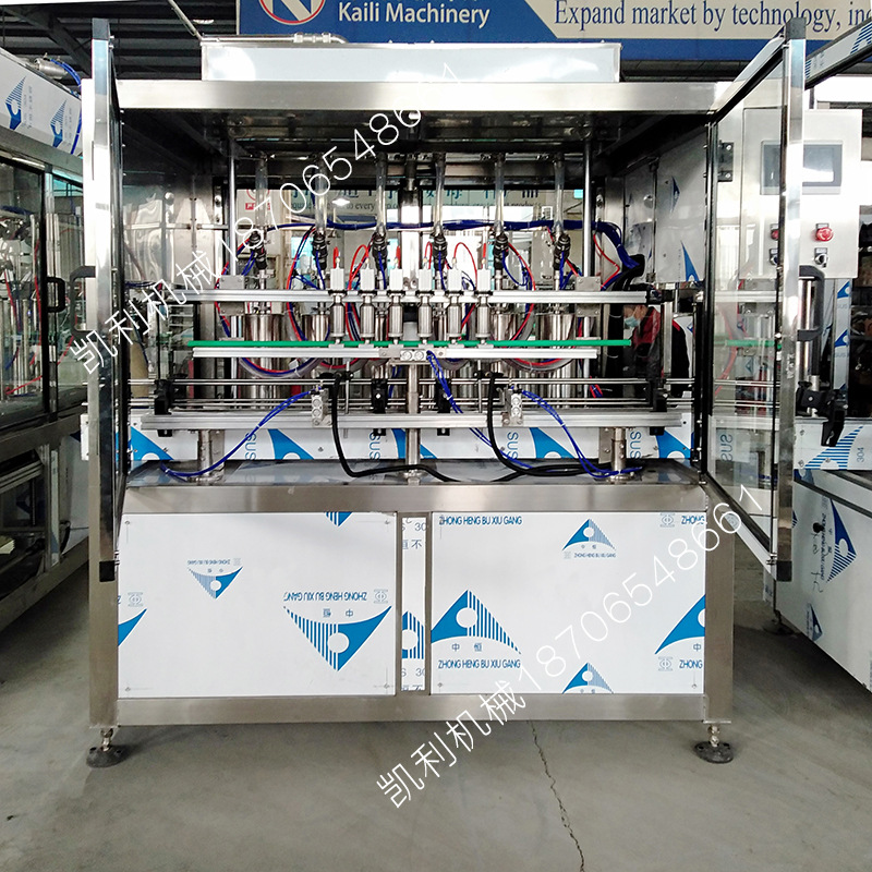 伺服活塞芝麻酱灌装机 辣椒酱灌装机 花生酱灌装机械 油醋汁灌装