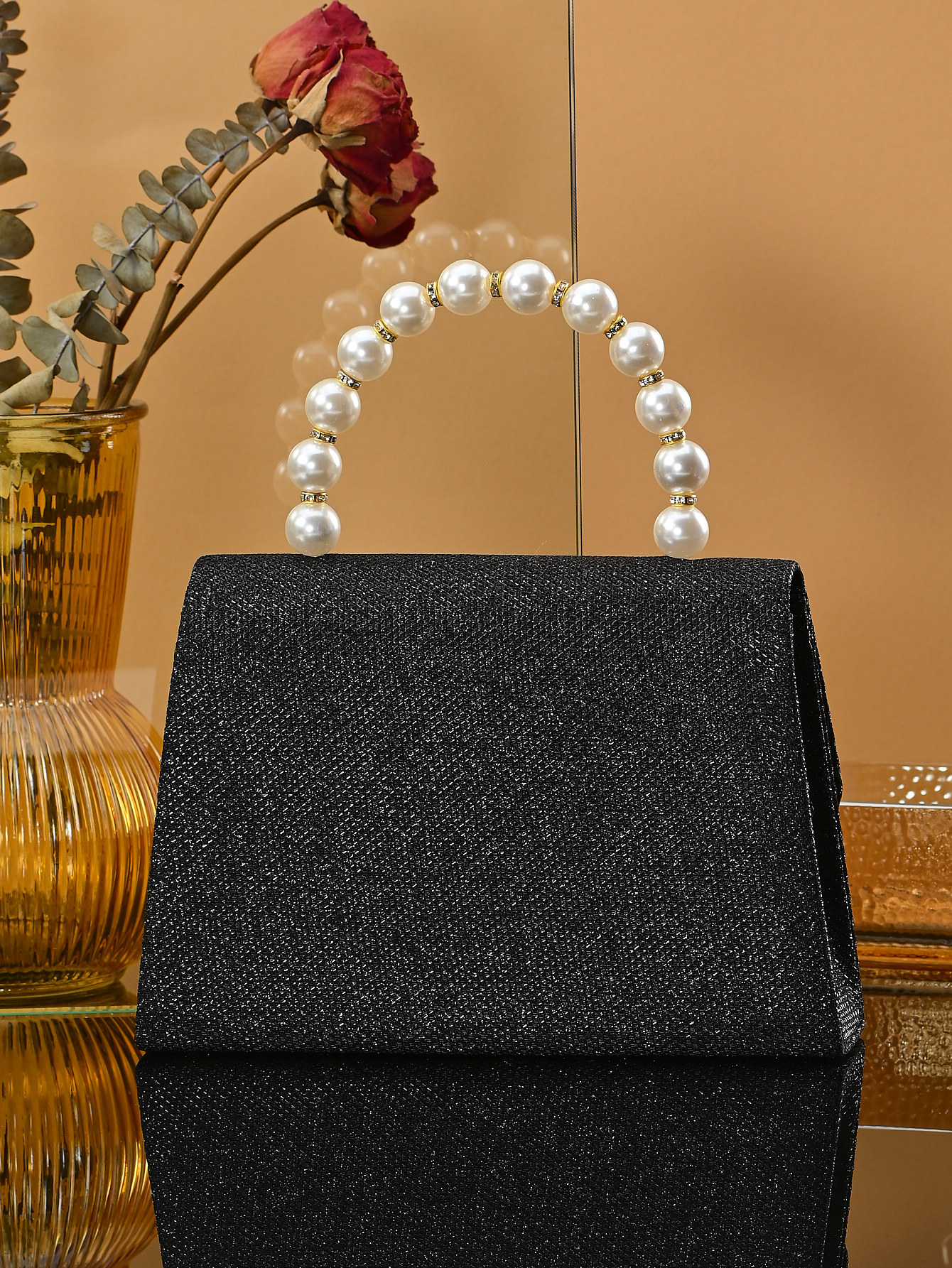 Beaded Square Evening Handbag For Ladies - Elegant Party Accessory_voghion.com