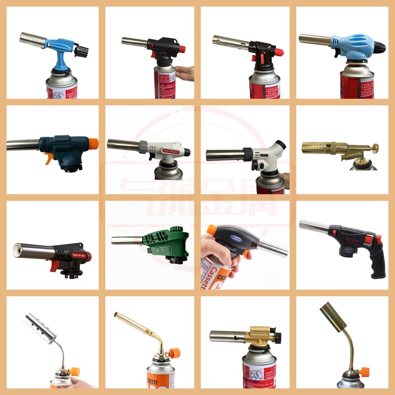 Source Factory Outdoor Barbecue Igniter Flamethrower Air Gun Pig Hair Burning Spray Gun Household Fierce Fire High Temperature Can Be Inverted