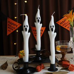 新製品 25 センチメートルハロウィンゴーストロッドワックス 10inch ロングロッドワックスパーティー装飾クロスボーダー手作りクリエイティブアロマキャンドル