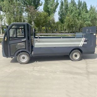 Eric Electric Four Wheel Garbage Truck Garbage Sorting and Transport Truck Garbage Bucket Sanitation Truck