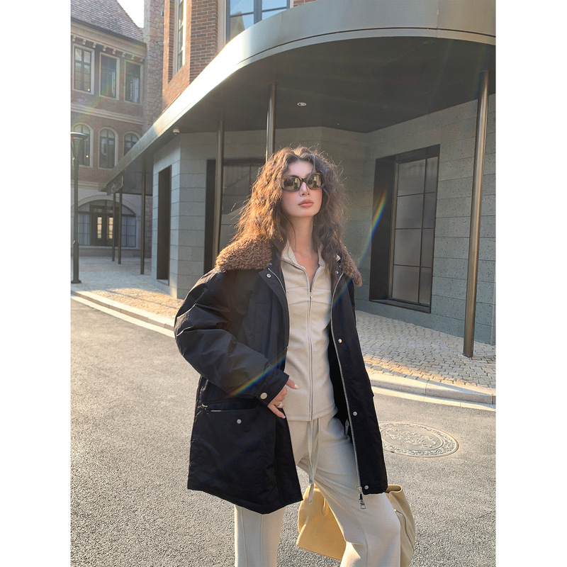 [Special Offer, Non-Refundable, Non-Exchangeable] Original 482 Yuan Mid-Length 90% White Duck down Parka Women's Winter down Jacket 257205