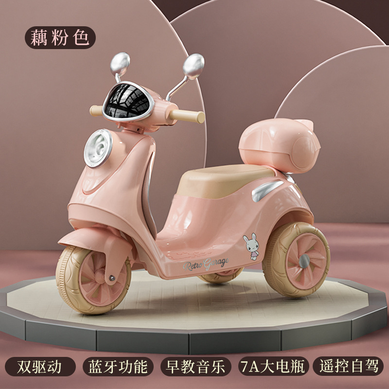 Fabricante spot triciclo para niños y niñas, los niños pueden sentarse, cargar, coche de juguete con control remoto, motocicleta eléctrica para niños