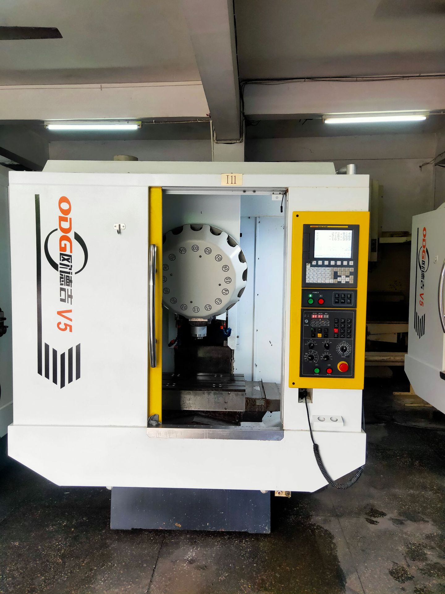 转工厂在位一批欧德吉T5二手高速数控钻铣攻中心~发那科oi-MF系统