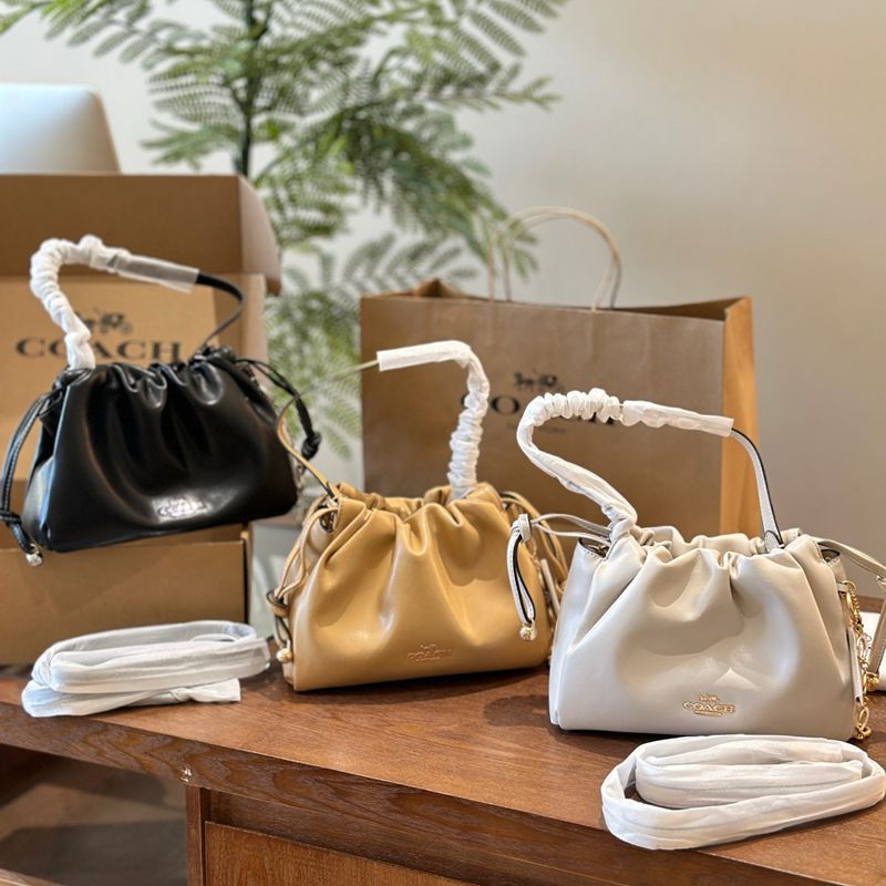 Koujia 2025 New Faye Cloud Bag Single Shoulder Crossbody Bag Magnetic Buckle Armpit Bag Satchel Soft Cowhide Genuine Leather Women's Bag