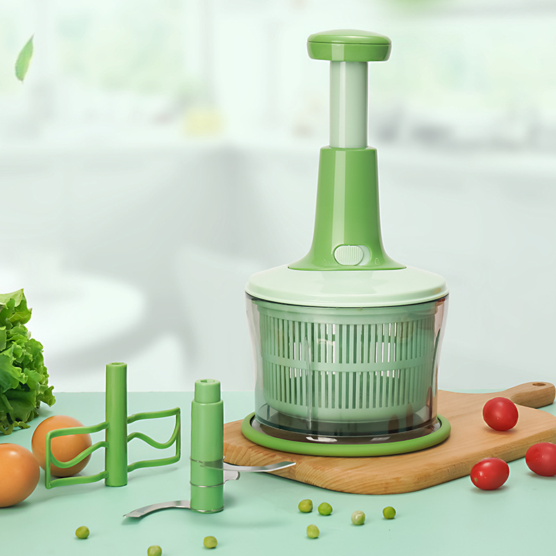 Household press manual vegetable cutter kitchen onion ginger garlic…