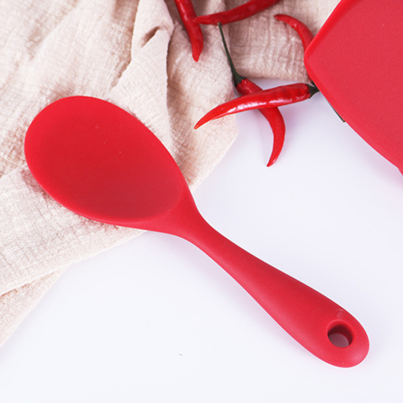 Fabricante de cocina en stock conjunto de cocina antiadherente cocina de goma de silicio de cocina de almacenamiento creativo de cocina marco de cocina de silicona set 7 piezas