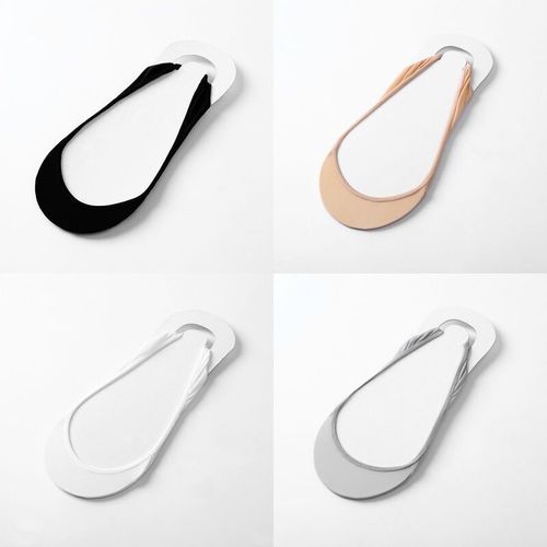 Ice silk strap invisible high heels socks boat socks summer thin women non-slip shallow mouth front toe half-length