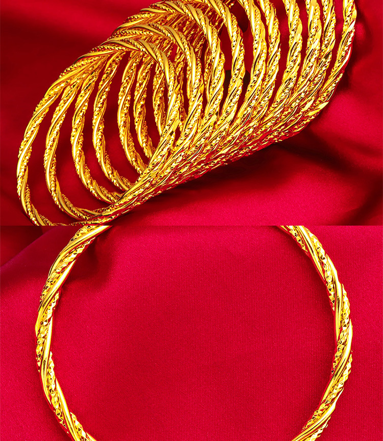 Twist Bracelet Set For Women Stylish Minimalist Bangle Jewellery_voghion.com