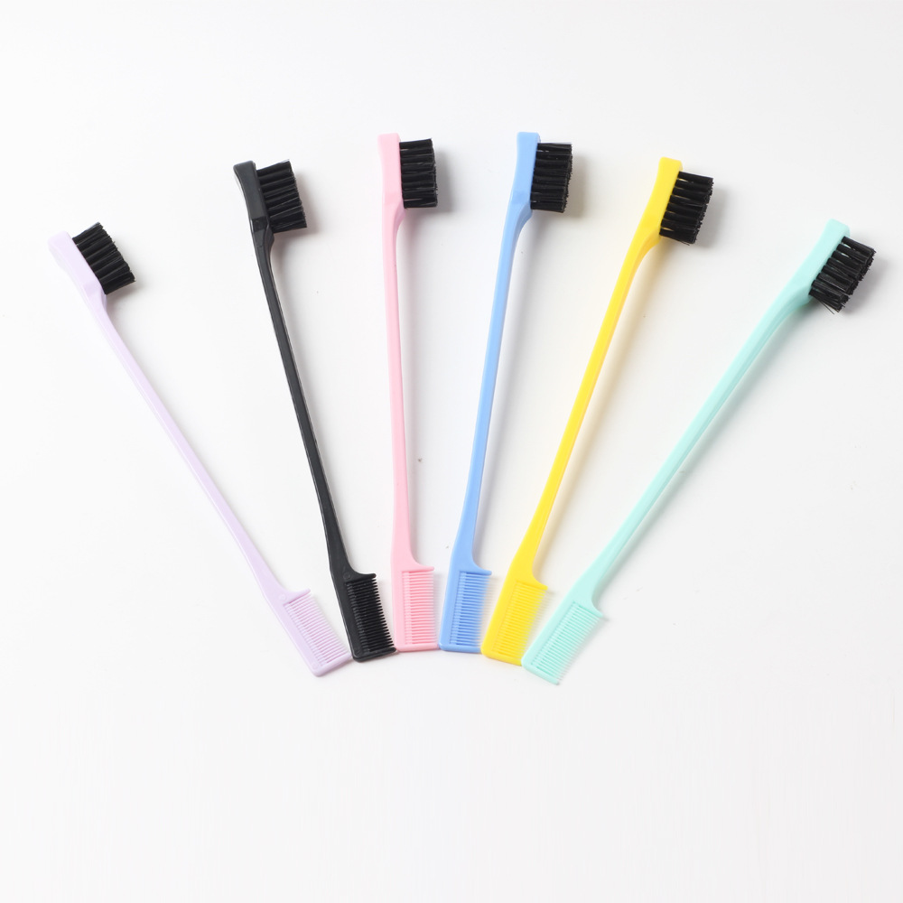 Cepillo Multifuncional para Cejas y Contorno — Peine para Borde, Pestañas y Línea del Cabello