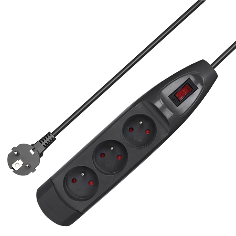 Gelistar跨境专供法国法式插排排插插线板家用多功能插板插座