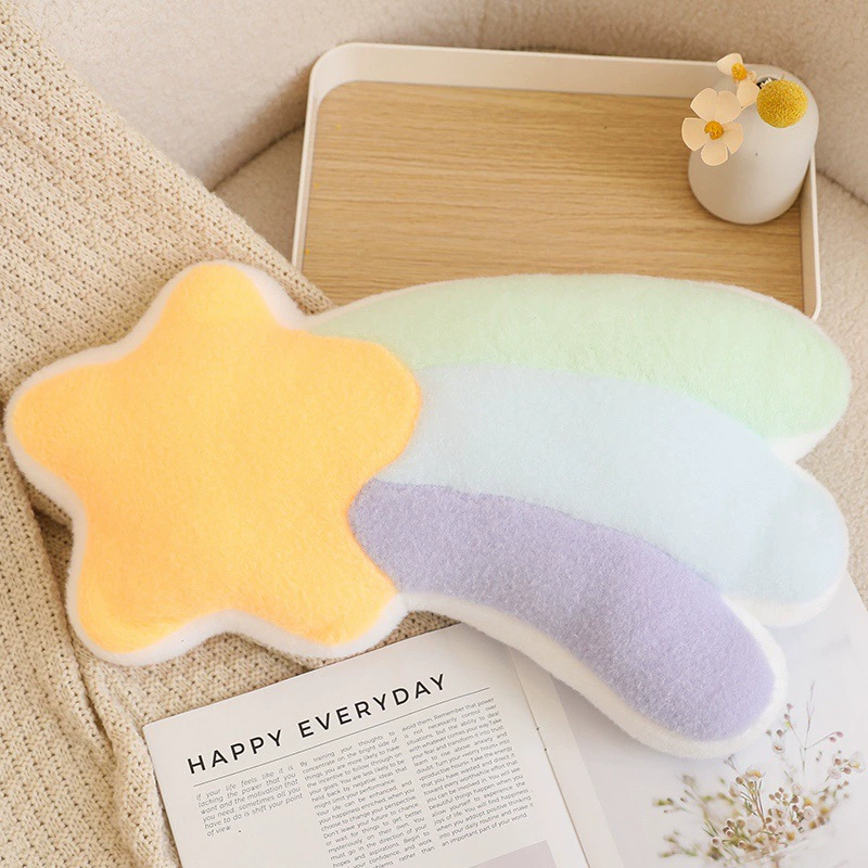 Радужная плюшевая подушка-облако игрушка от Guoman Original Cloth Toy – милый, мягкий, стиль интернет-знаменитости