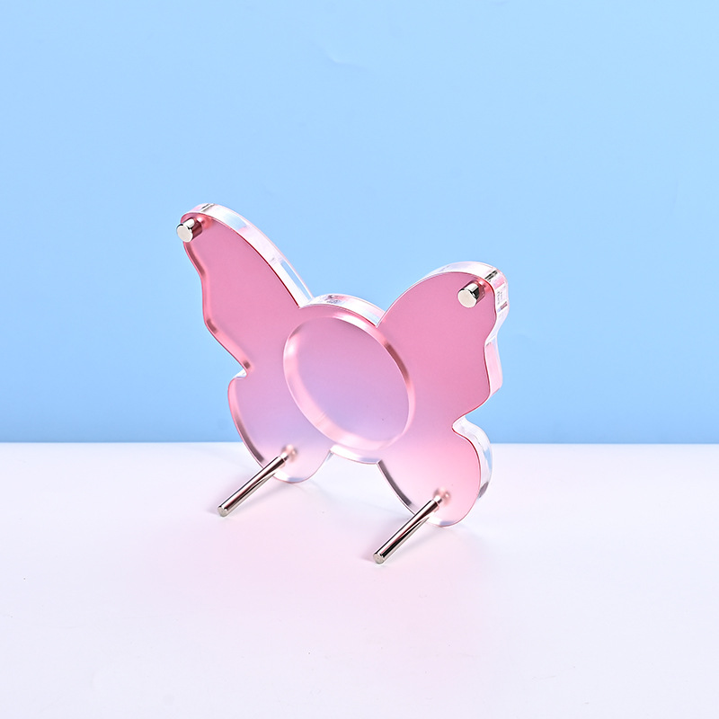 Acrylic badge, stand, removable storage system, (Physicals)