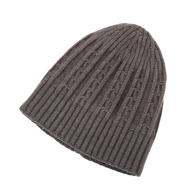 Women's Knitted Baseball Cap Wool Warm Winter Hat Ear Protection_voghion.com