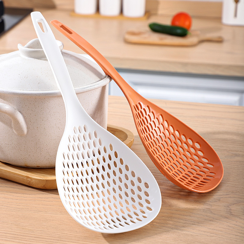 japanese-style scoop up dumplings big strainer kitchen long handle scoop noodles spoon domestic hot pot spicy hot draining strainer spoon strainer