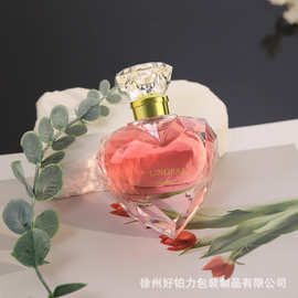 爱心特定款透明香水玻璃空瓶子带喷头盖子便携式喷雾瓶支持做工艺