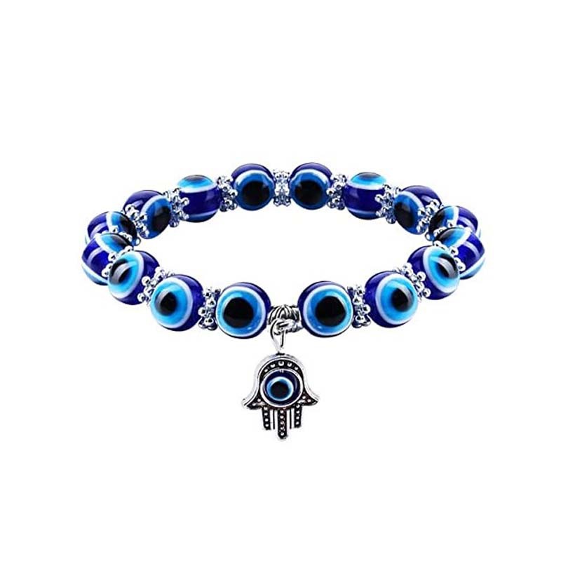 Retro Devilu0027S Eye Palm Plastic Resin Unisex Bracelets