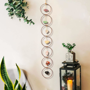 �羳Raw Crystal 7 Gemstone Wall Decor7 �wˮ����ʯ�ڒ��bS