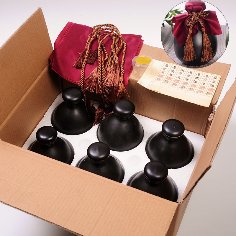 包邮陶瓷酒瓶空酒瓶1斤装白空瓶手抓瓶复古酒坛酒壶酒坊专用