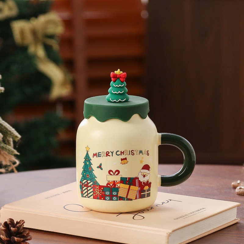 크리스마스 C 스타일 싱글 컵(간단한 장식)