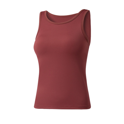 Lulu-style Vest | Yoga Camisole, Shock-Proof Running & Fitness Bra, Beautiful Back Design, Sports Underwear with Padded Cups
