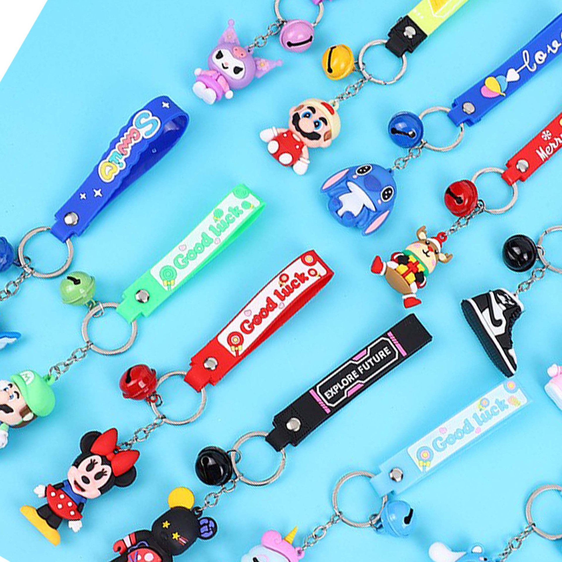 Pvc Silicone Doll Car Keychain Large 3D Toy Bag Pendant Cheap Promotional Opening Gifts