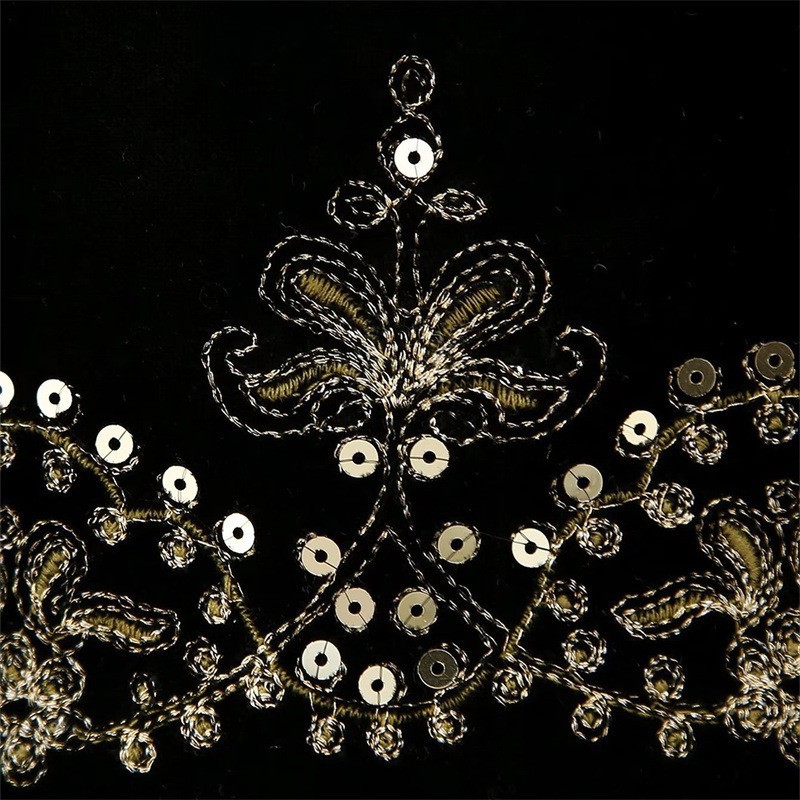 2022 Herbst- und Wintermode Zaura Damenbekleidung Perlenstickerei Samtweste ohne Knopf für Damen_voghion.com