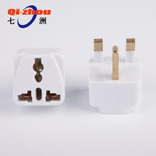 厂家供应英式脚-多用孔转换器 英规三脚电源转换插座