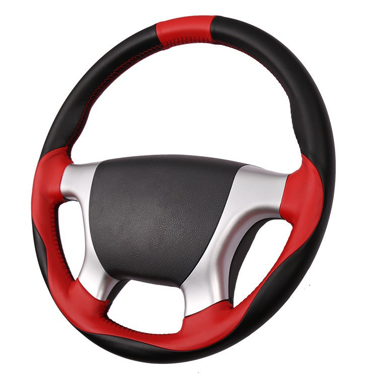 Suitable for Sinotruk Howo Max Hand-Stitched Steering Wheel Cover All-Inclusive Nx Tx350Tx460T7H Haohan N7G Handle Cover