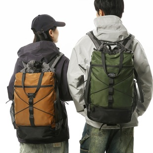 Nylon Backpack Men's Large Capacity 2024 New High-Value Travel Bag Explosive Portable Backpack College Student Schoolbag