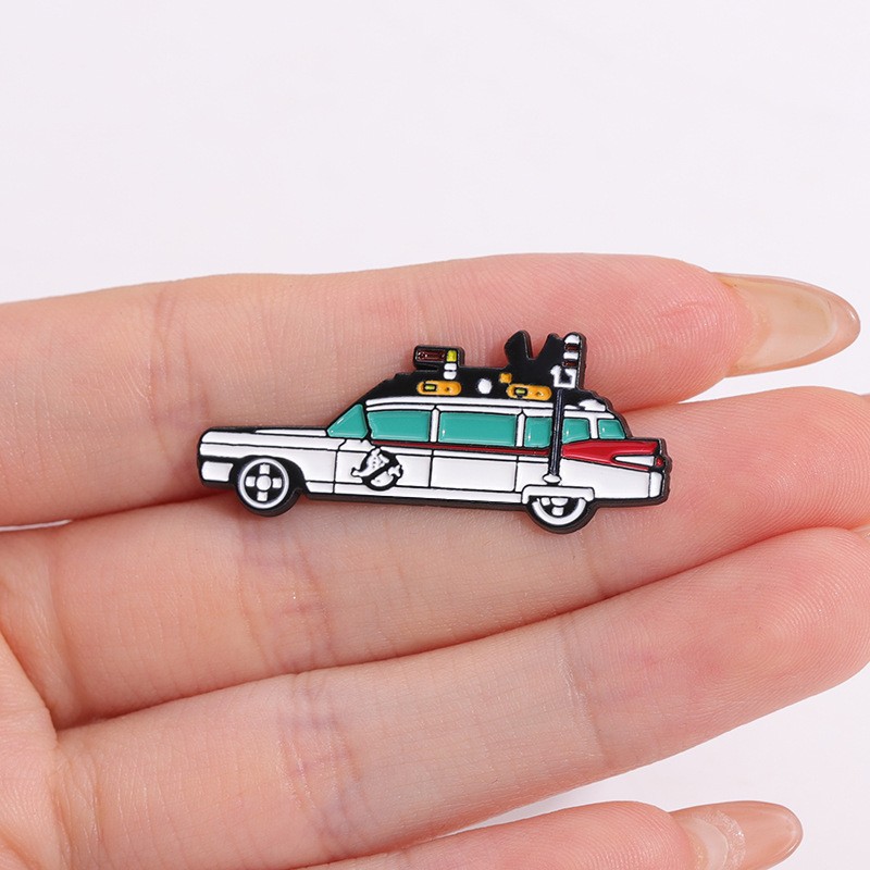 Stoving Varnish Design Cartoon Style Pin Car Bicycle Alloy Stoving Varnish Unisex Brooches
