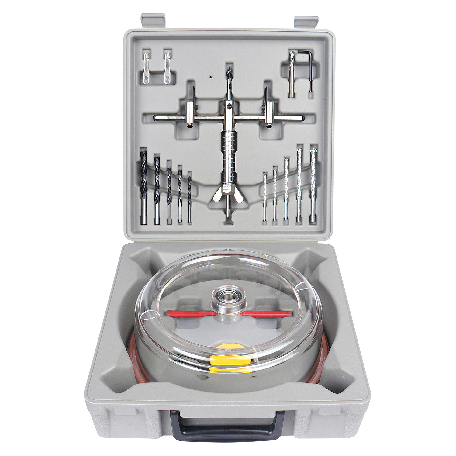 Abridor de agujeros ajustable sierra de banda ABS cubierta de polvo y herramienta de perforación de rodamientos de bolas resistentes