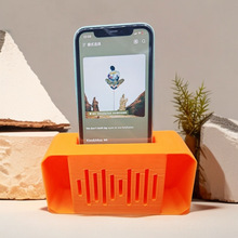 跨境新款手机被动式扬声器放大器3d打印摆件创意声音放大音箱模型