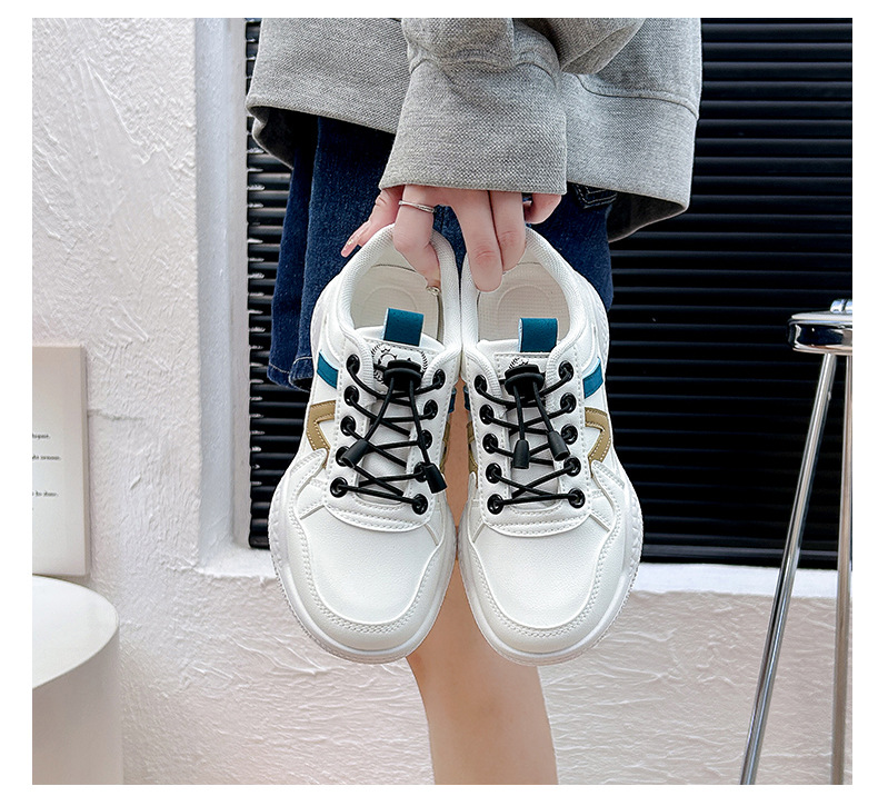 2024 printemps nouveau Instagram coréen respirant petites chaussures blanches polyvalentes chaussures de sport décontractées pour les étudiantes chaussures pour femmes_voghion.com