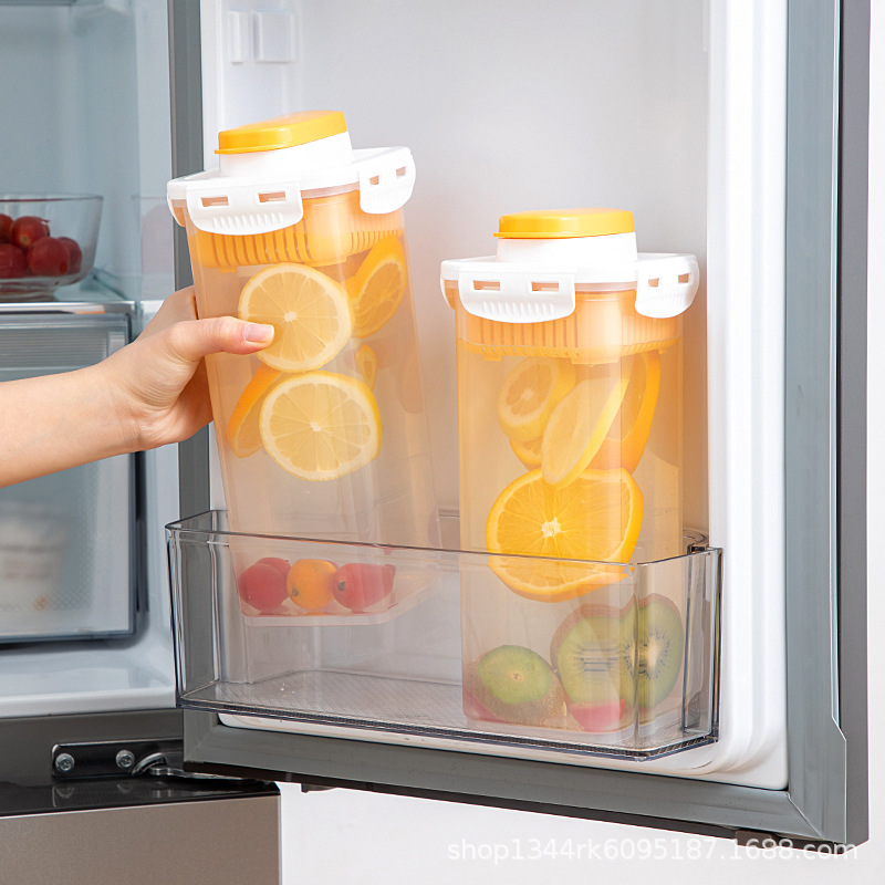 Japanese imported cold water bottle refrigerator refrigerated cold bubble juice ice water bottle teapot cold extraction coffee cup sealed cold water bottle Japanese imported cold water bottle refrigerator refrigerated cold bubble juice ice water bottle teapot cold extraction coffee cup sealed cold water bottle