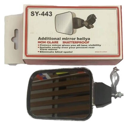 Daytime running light rearview mirror, suitable for Hino trucks. Electroplated rearview mirror with anti-glare and wide-angle features