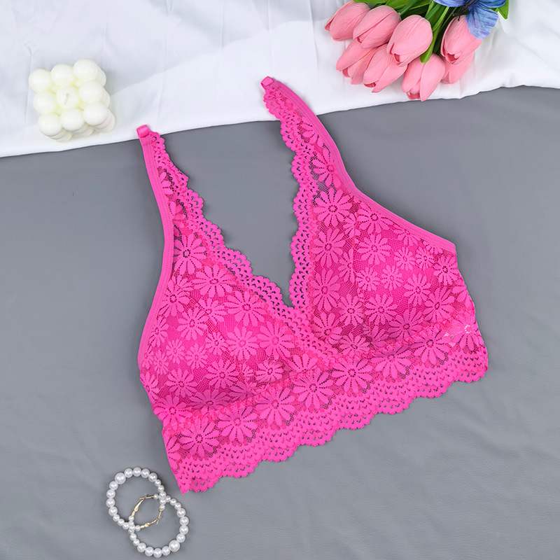 Bra transfronterizo sin anillo de acero conjunto de pecho pequeño atractivo de pecho colateral ajustable ropa interior sujetador de niña