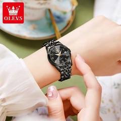 歐利時品牌手錶廠家批發女時尚羅馬數字熱銷單歷防水女士手錶女表