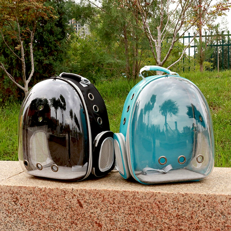Handheld space backpack, transparent dome design, portable 0.98 kg