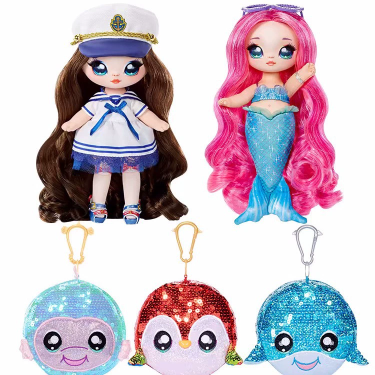 MGA nanana шокирует Xina Nana блестящая версия Pom парикмахерская кукла кукла девушка мода игрушка русалка