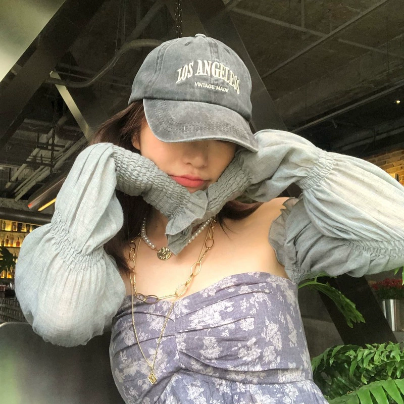  Universal Baseball Cap, Unisex Adjustable 56–58 cm, Water-Washed Style, 7.5 cm Brim